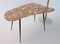 Italian Coffee Table with Yellow Marble Top and Brass Feet, 1950s, Image 2