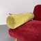 Raspberry-Red Daybed, 1950s 3