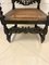 Large Antique Victorian Carved Oak Throne Chair, 1880 9