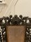Silla trono victoriana antigua grande de roble tallado, 1880, Imagen 4