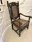 Large Antique Victorian Carved Oak Throne Chair, 1880, Image 7