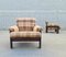 Vintage Armchairs and Sofa, 1970s, Set of 3 8