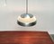 Mid-Century German Space Age Aluminum and Glass Pendant Lamp from Doria, 1960s 6