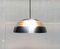 Mid-Century German Space Age Aluminum and Glass Pendant Lamp from Doria, 1960s 4