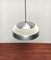 Mid-Century German Space Age Aluminum and Glass Pendant Lamp from Doria, 1960s 8