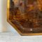 Mid-Century Modern Octagonal Fake Tortoiseshell, Acrylic Glass and Brass Tray, 1970s, Image 4