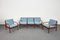 Mid-Century Vintage Teak Sofa & Armchairs by Arne Vodder for Glostrup, 1960s, Set of 3, Image 1