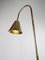 Lámpara de pie de latón de Jacques Adnets, años 50, Imagen 6