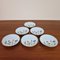 Vintage Porcelain Coasters from Winterling, 1960s, Set of 6, Image 2