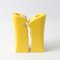 Postmodern Yellow Ceramic Candle Holders from ASA, 1980s, Set of 2 7