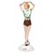 Art Deco Figurine Lady with a Heart attributed to Stephan Dakon for Goldscheider, 1939, Image 1