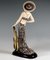 Lady with Hat and Guitar Figure attributed to Stephan Dakon for Goldscheider, Vienna, 1934, Image 3