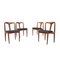 Scandinavian Juliane Dining Chairs attributed to Johannès Andersen, Denmark, 1960s, Set of 4 4