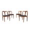 Scandinavian Juliane Dining Chairs attributed to Johannès Andersen, Denmark, 1960s, Set of 4, Image 4