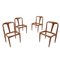 Scandinavian Juliane Dining Chairs attributed to Johannès Andersen, Denmark, 1960s, Set of 4 5