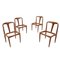 Scandinavian Juliane Dining Chairs attributed to Johannès Andersen, Denmark, 1960s, Set of 4, Image 5