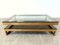 2-Tier 23 Karat Gold and Glass Coffee Table from Belgochrom, 1970s, Image 7