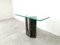 Vintage Black Marble Console Table from Cattelan, Italy, 1980s 8