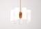 Ceiling Light attributed to Uno & Östen Kristiansson for Luxus, Sweden, 1960s 2