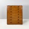 Italian Modern Chest of Drawers in Wood with Spherical Handle, 1980s 2