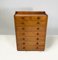 Italian Modern Chest of Drawers in Wood with Spherical Handle, 1980s 4