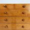 Italian Modern Chest of Drawers in Wood with Spherical Handle, 1980s 8