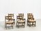 Brutalist Razorback Rattan Dining Chairs, 1980s, Set of 6 6