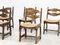 Brutalist Razorback Rattan Dining Chairs, 1980s, Set of 6 4