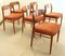 Vintage Model 75 Chairs by Niels Otto Møller, 1960s, Set of 6, Image 4