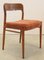 Vintage Model 75 Chairs by Niels Otto Møller, 1960s, Set of 6, Image 15