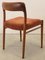 Vintage Model 75 Chairs by Niels Otto Møller, 1960s, Set of 6, Image 7