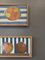Natura morta con mele e strisce, dipinti ad olio, con cornice, set di 3, Immagine 10