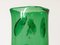 Large Empoli Green Glass Vase, Italy, 1960s 9