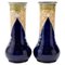 19th Century Enamelled Stoneware Vases from Doulton Lambeth, Set of 2 1