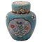 Chinese Ceramic Cloisonne Style Ginger Jar, Image 1