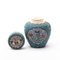 Chinese Ceramic Cloisonne Style Ginger Jar, Image 5