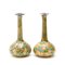 Enamelled Stoneware Vases from Doulton Lambeth, 19th Century, Set of 2 3