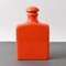 Italian Orange Ceramic Decanter from Baldelli, 1960s 1