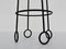 French Iron Bar Stools attributed to Jean Royère, 2000s, Set of 3, Image 6