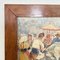 French Artist, Expressionist Scene, Oil Painting, 1941, Framed 9