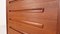 Vintage Danish Chest of Drawers in Teak 6