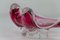 Cuenco artístico vintage de vidrio rosa de Josef Hospodka, años 60, Imagen 5