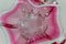 Cuenco artístico vintage de vidrio rosa de Josef Hospodka, años 60, Imagen 9
