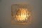 Square Glass Flush Mount or Wall Lamp, 1960s, Image 7