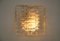 Square Glass Flush Mount or Wall Lamp, 1960s, Image 6