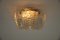 Square Glass Flush Mount or Wall Lamp, 1960s, Image 2