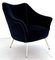 Mid-Century Italian Armchair with Brass Legs in Velvet, 1970s, Image 11