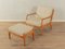 Armchair with Stool, 1960s, Set of 2, Image 1