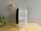 Minimalistische portugiesische Einbaulampe aus klarem, geripptem Glas mit Bauhaus-Muster 4