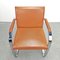 Vintage Cognaq Leather Armchair with Armrests from Knoll Inc. / Knoll International, 1980s 7